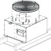 HV2800 Kaze Whole House Fan CAD drawing