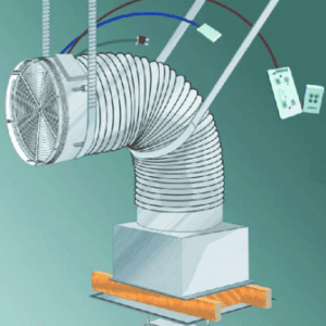 LiftLock 2500 Ducted Whole House Fan