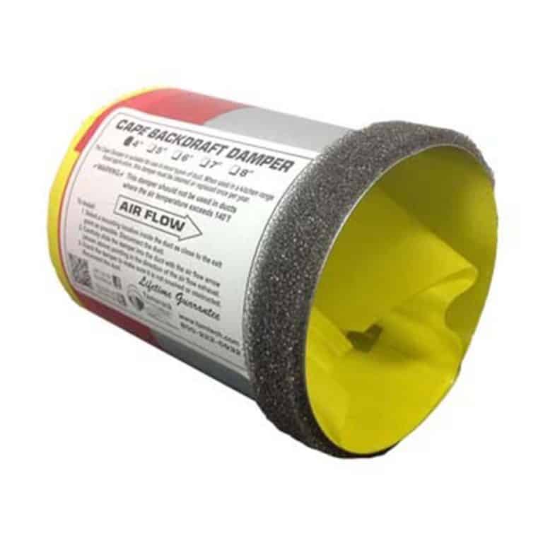 Backdraft Covers Cape Backdraft Dampers | Tamarack Technologies, Inc.