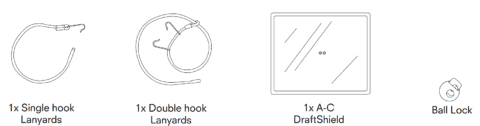 ac draftshield package contents